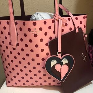 Kate Spade Love Birds Reversible Tote